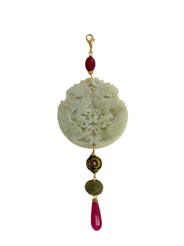 Colgante Oriental verde claro