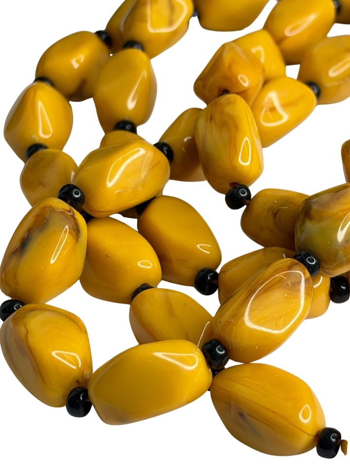 Collar Cerdeña amarillo mostaza