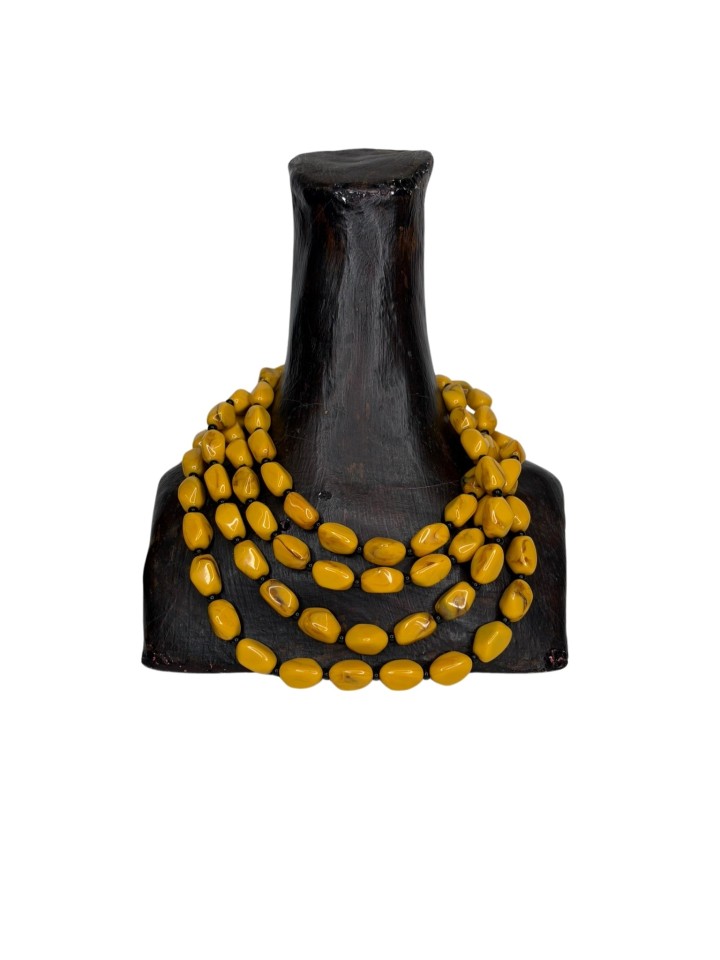 Collar Cerdeña amarillo mostaza