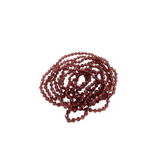 Collar de mini cristales en tonos granate
