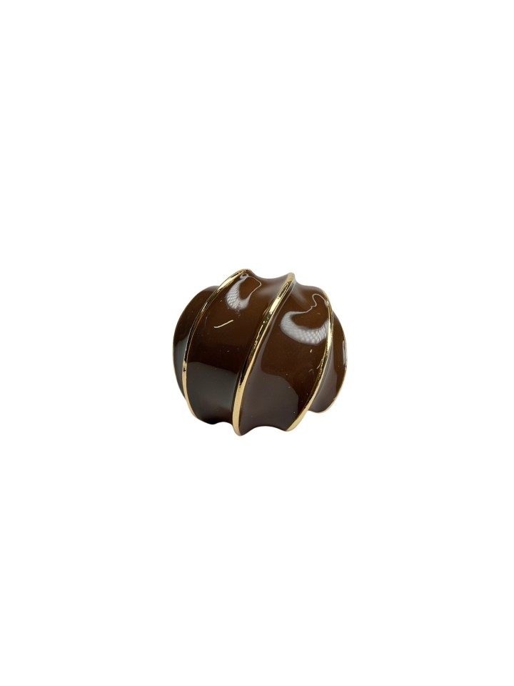 Anillo Retro Marrón