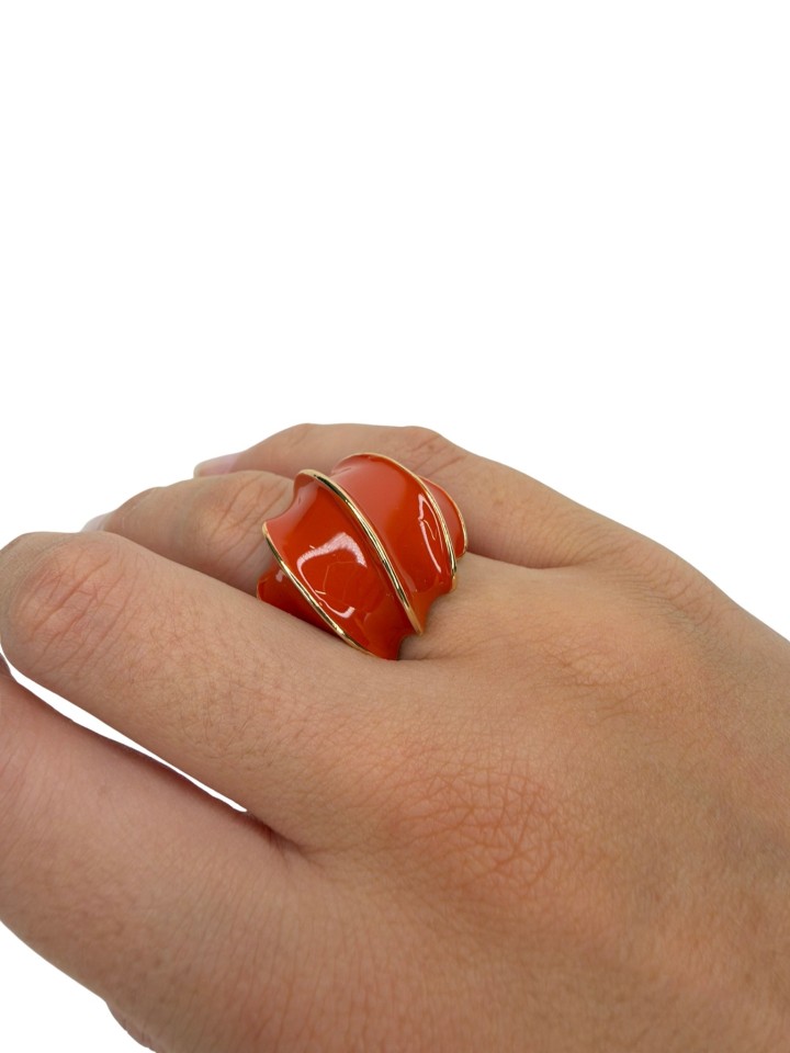 Anillo Retro Naranja
