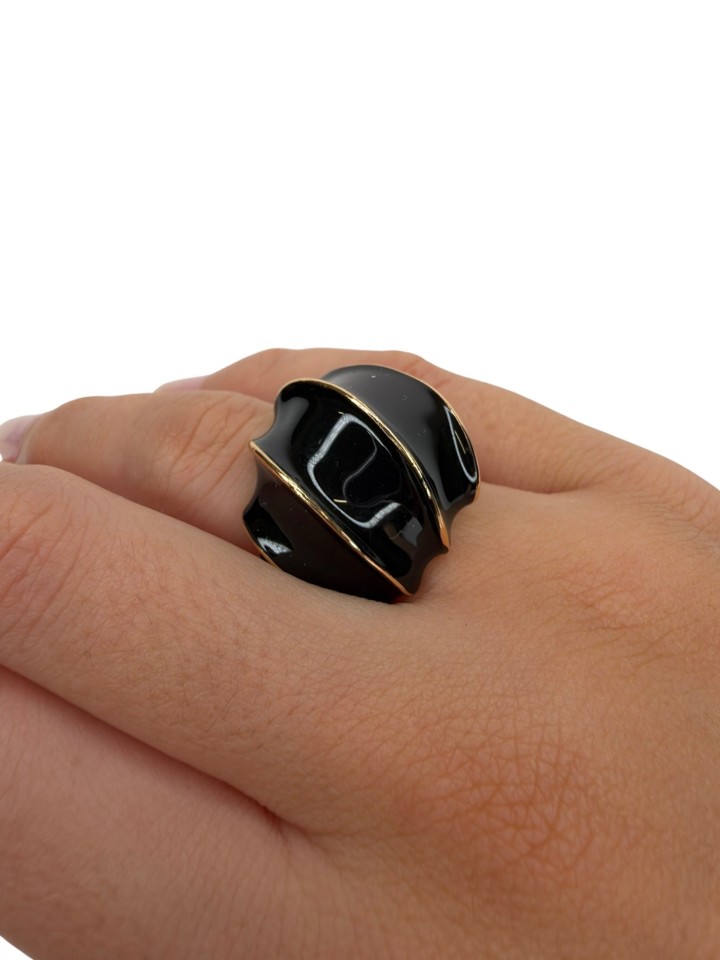 Anillo Retro Negro