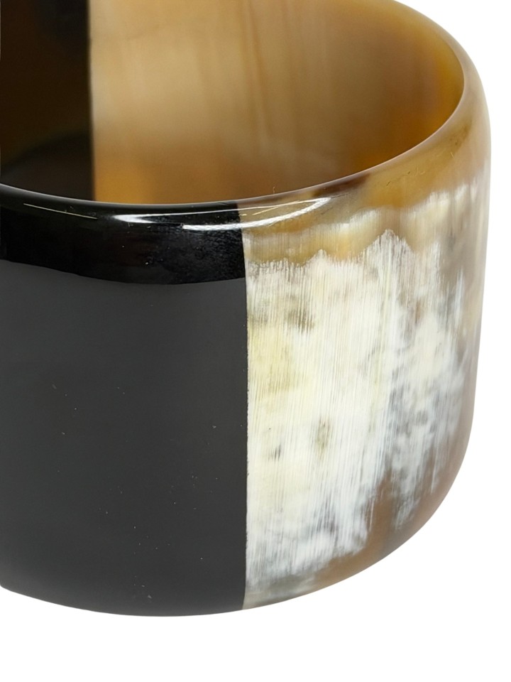 Brazalete XL de asta bicolor