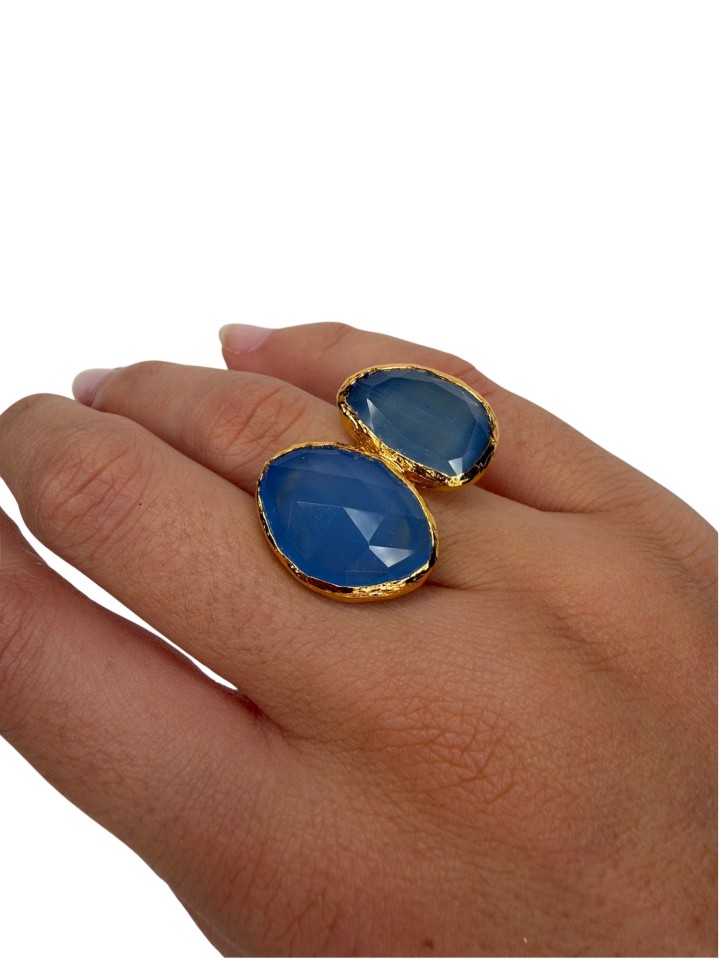 Anillo Bósforo azul