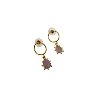 Pendientes Danubio verde