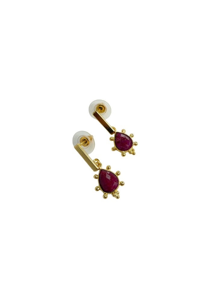 Pendientes Danubio azul