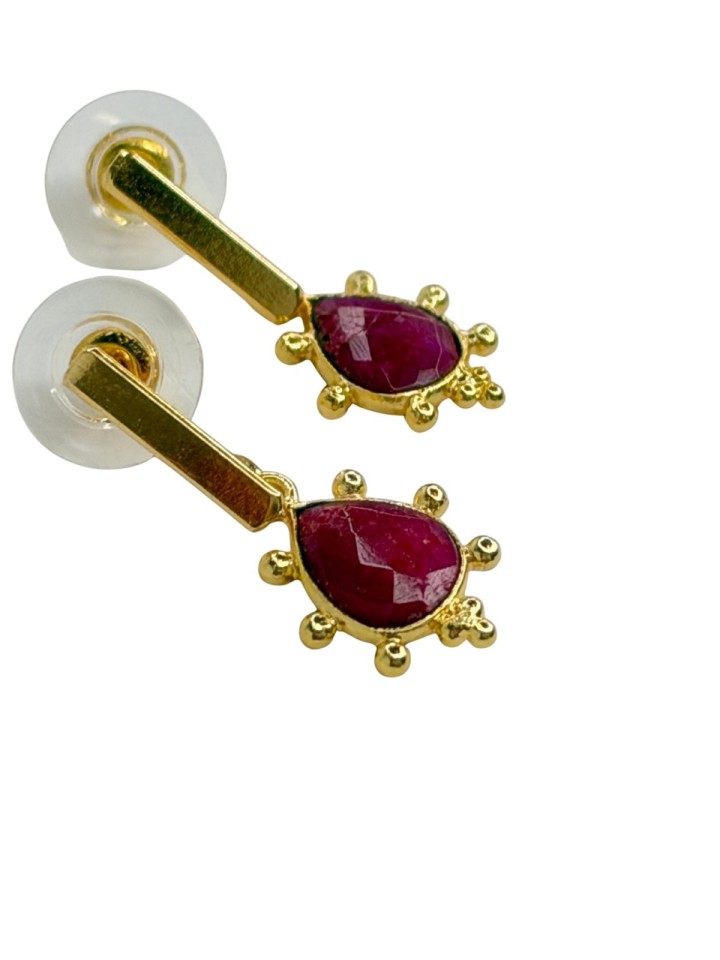 Pendientes Danubio azul