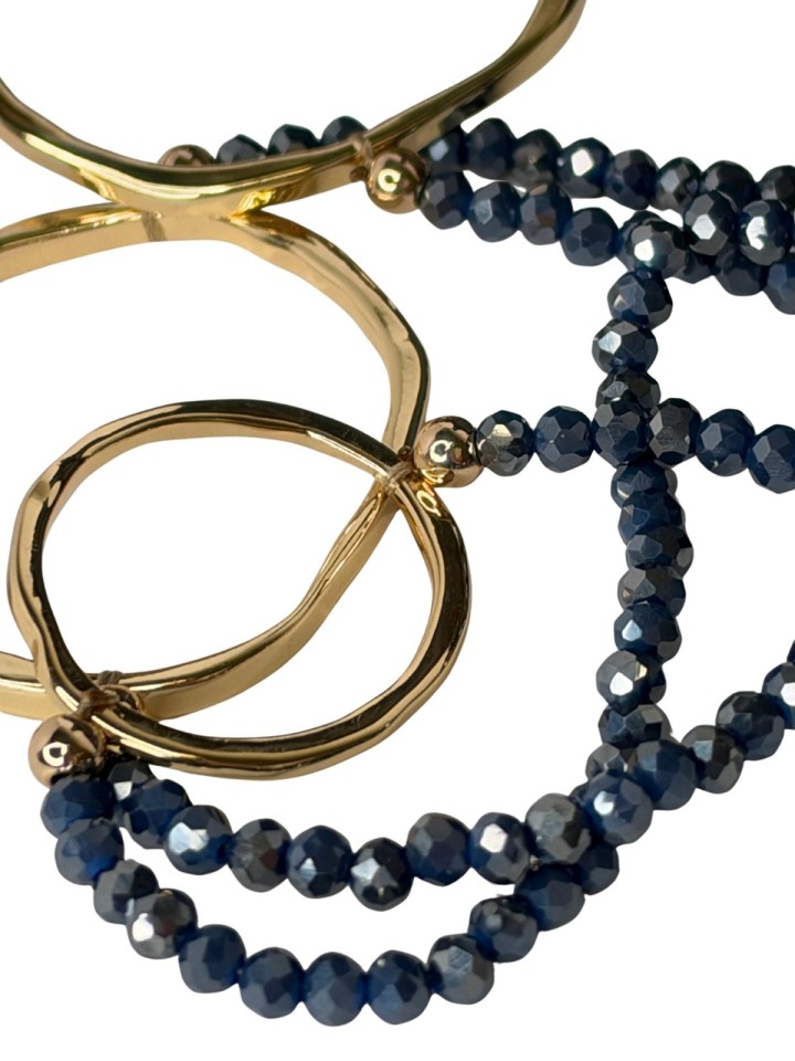 Collar Circle azul