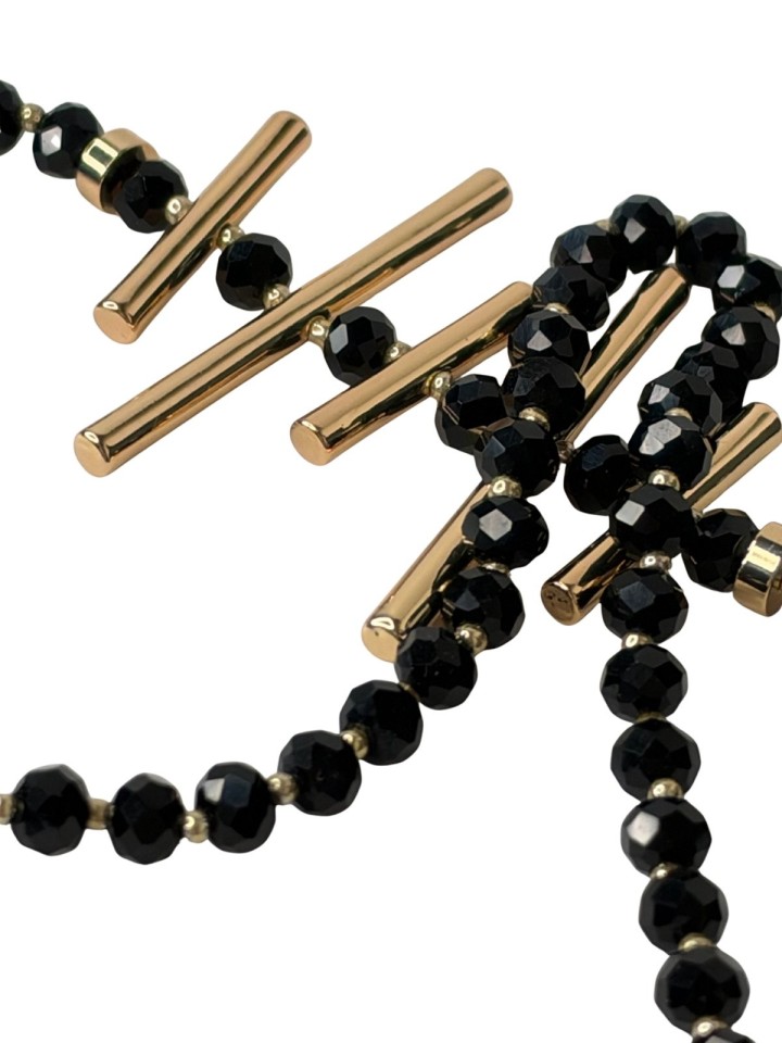 Collar Palitos negro