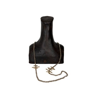 Collar Palitos beige