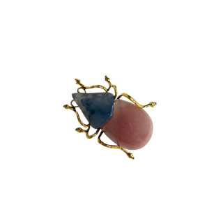 Broche Escarabajo azul